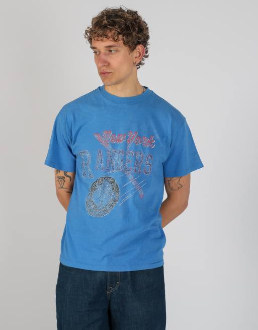 Vintage Champion l t-shirt in blue, 2 of 4