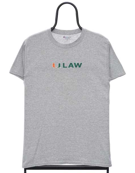 Vintage Champion miami size S tshirt in grey - view 1