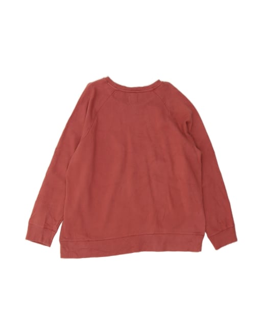 Vintage Champion Oversized Sweatshirt Jumper UK 20 2XL In Maroon, 2 of 4