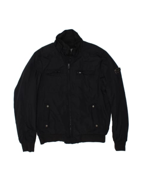 Vintage Champion Padded Bomber Jacket UK 44 2XL In Black - view 1