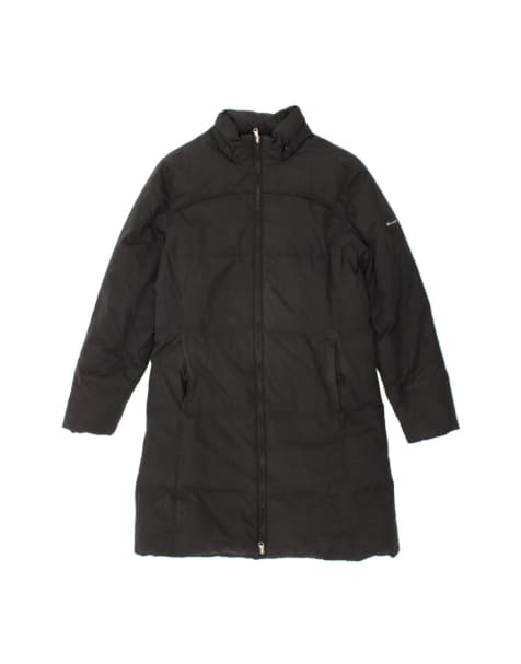 Vintage Champion Padded Coat UK 10 Small In Black - view 1