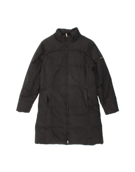 Vintage Champion Padded Coat UK 10 Small In Black