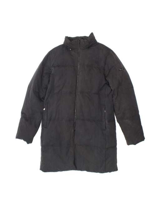 Vintage Champion Padded Coat UK 14 Medium In Black