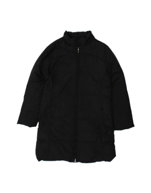 Vintage Champion Padded Coat UK 16 Large In Black