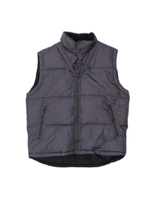 Vintage Champion Padded Gilet UK 18 XL In Grey