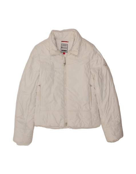 Vintage Champion Padded Jacket UK 16 Large In White - view 1