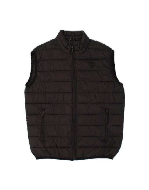 Vintage Champion Padded Jacket UK 38 Medium In Black