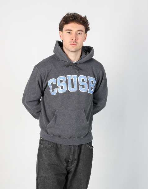 Vintage Champion s hoodie in charcoal grey - view 1