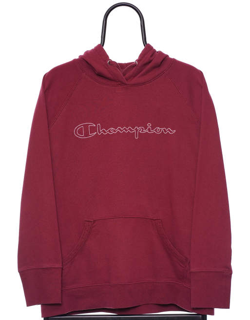 Vintage Champion size L hoodie in maroon