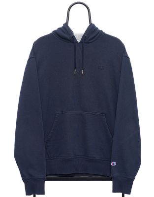 Vintage Champion size M hoodie in navy