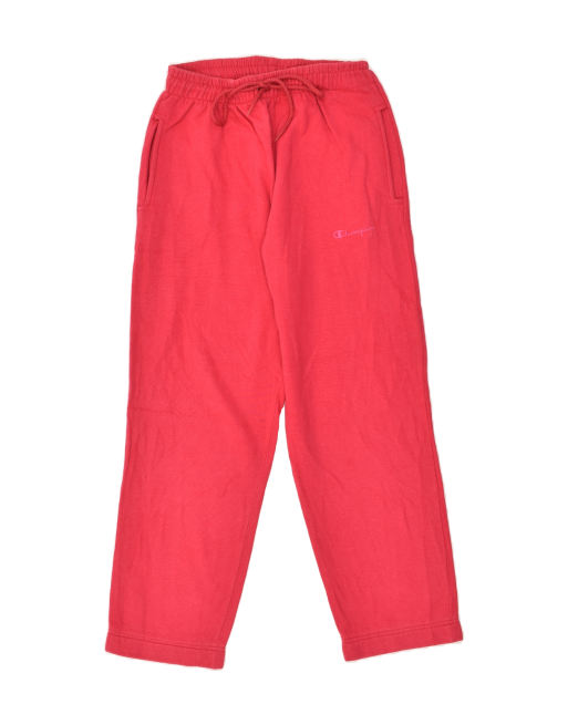 Vintage Champion Size M Tracksuit Trousers in Pink