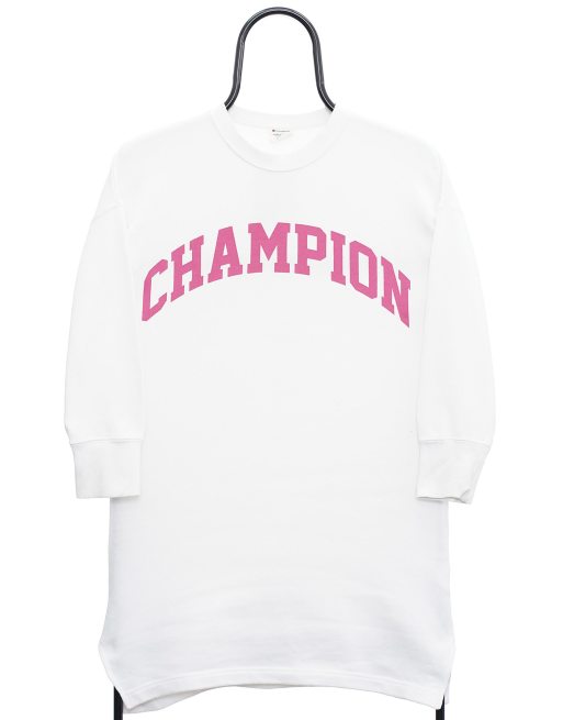 Vintage Champion size S dress in white