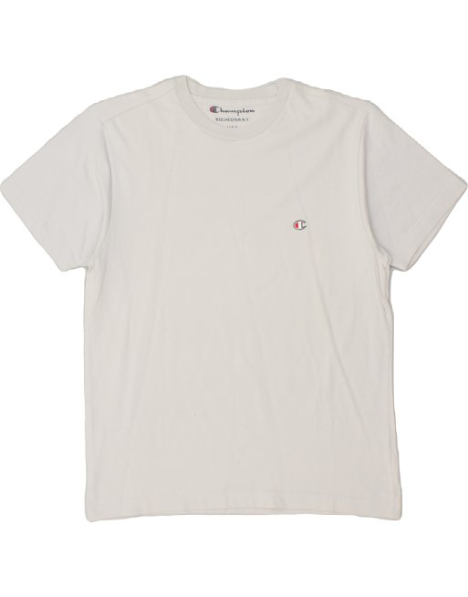 Vintage Champion Size S T-Shirt Top in Grey