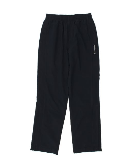 Vintage Champion Size S Tracksuit Trousers in Navy Blue