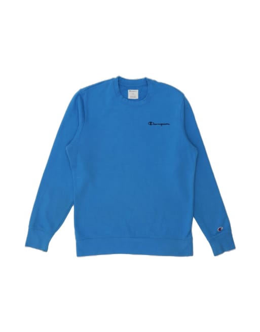Vintage Champion Sweatshirt Jumper Medium In Blue