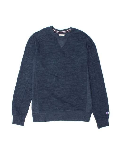 Vintage Champion Sweatshirt Jumper Small In Blue