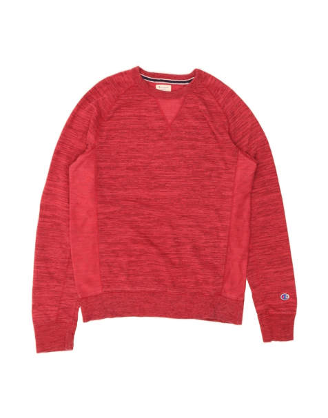 Vintage Champion Sweatshirt Jumper Small In Red Flecked - view 1