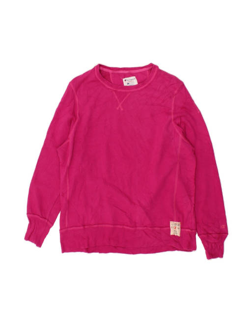 Vintage Champion Sweatshirt Jumper UK 16 Large In Pink
