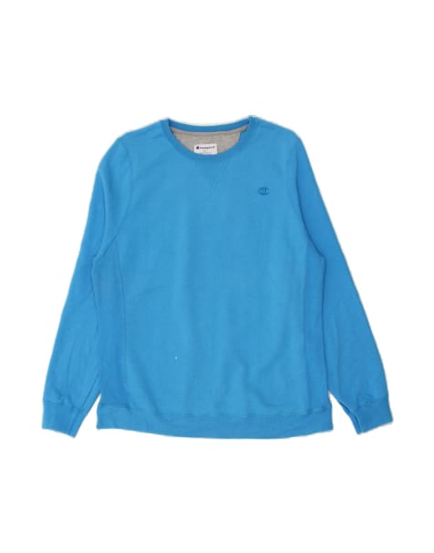 Vintage Champion Sweatshirt Jumper UK 18 XL In Blue - view 1