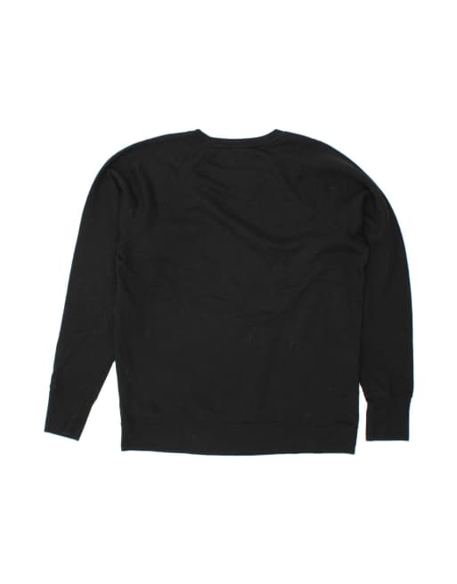 Asos Black Cropped Champion Jumper Champion Half Zip Sweatshirt In