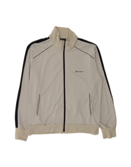 Vintage Champion Tracksuit Top Jacket Large In Grey