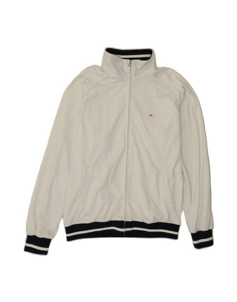 Vintage Champion Tracksuit Top Jacket Large In White - view 1