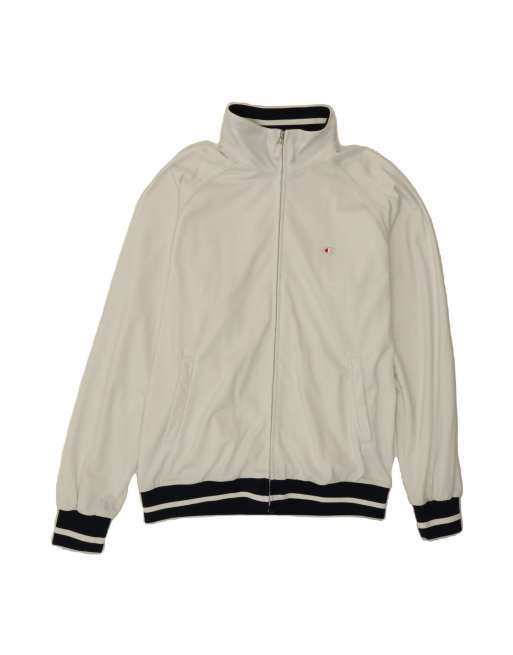 Vintage Champion Tracksuit Top Jacket Large In White