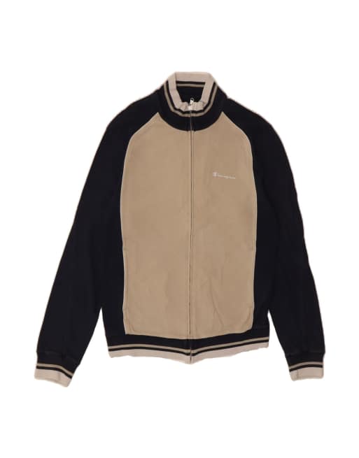Vintage Champion Tracksuit Top Jacket Medium In Blue Colourblock