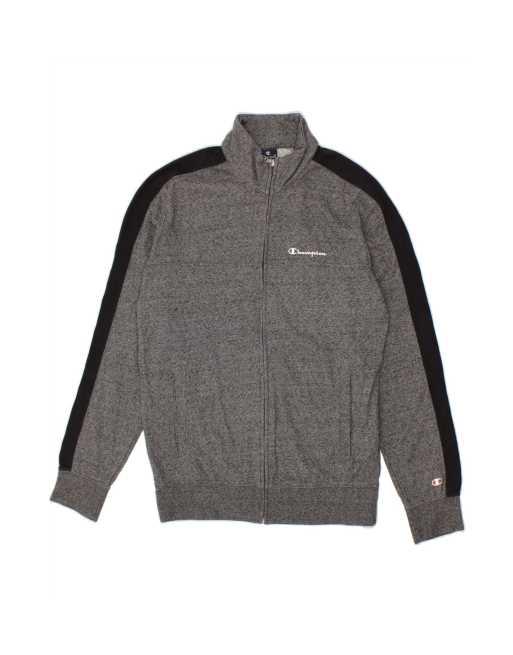 Vintage Champion Tracksuit Top Jacket Medium In Grey Colourblock