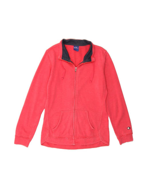 Vintage Champion Tracksuit Top Jacket UK 14 Medium In Pink