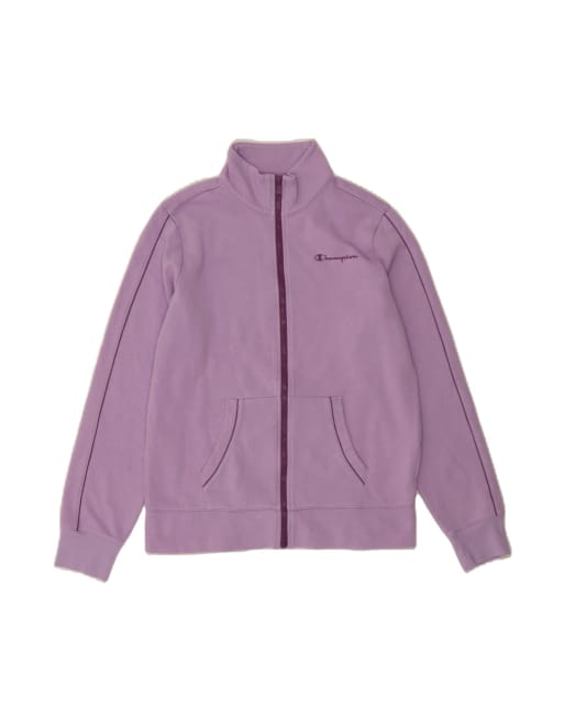 Vintage Champion Tracksuit Top Jacket UK 14 Medium In Purple