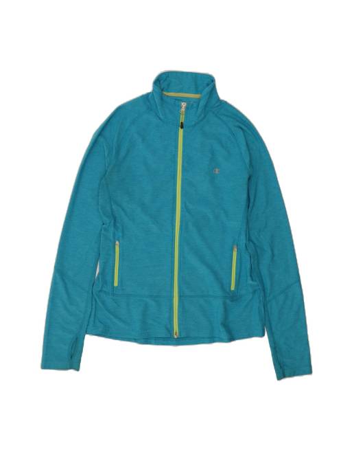 Vintage Champion Tracksuit Top Jacket UK 8 Small In Blue
