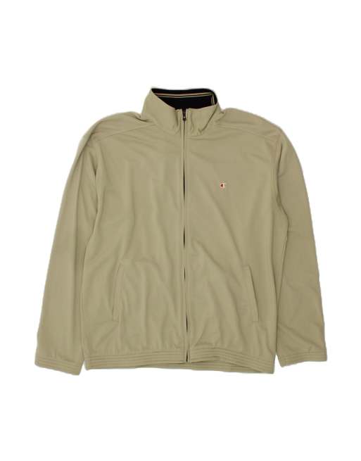 Vintage Champion Tracksuit Top Jacket XL In Beige