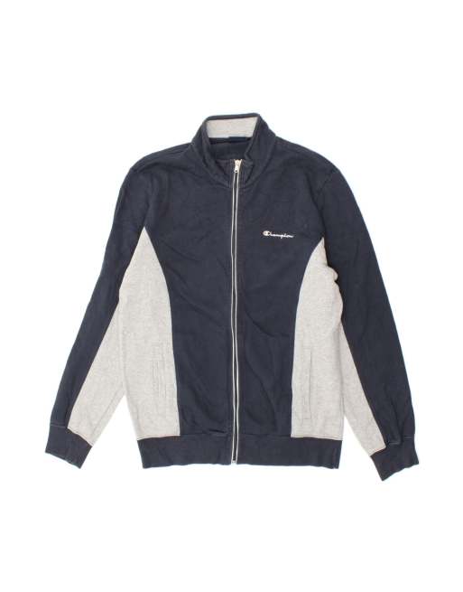 Vintage Champion Tracksuit Top Jacket XL In Blue Colourblock