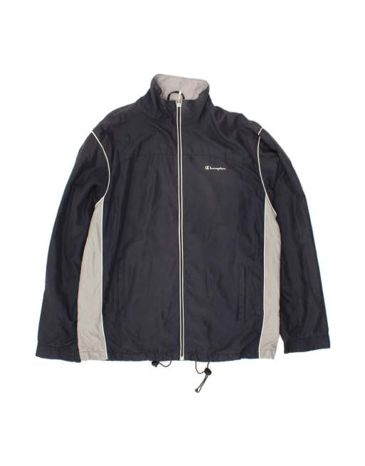 Vintage Champion Tracksuit Top Jacket XL In Blue Colourblock