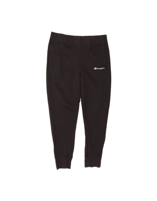 Vintage Champion Tracksuit Trousers Joggers Large In Black