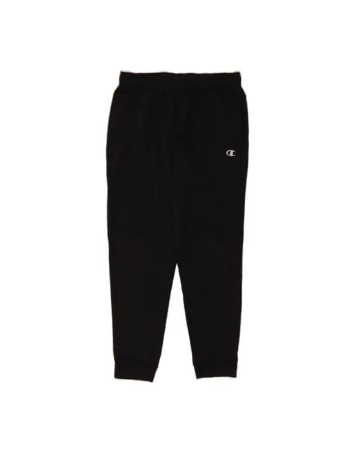 Vintage Champion Tracksuit Trousers Joggers Medium In Black