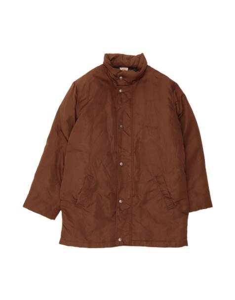 Vintage Champion Windbreaker Coat UK 38 Medium In Brown - view 1