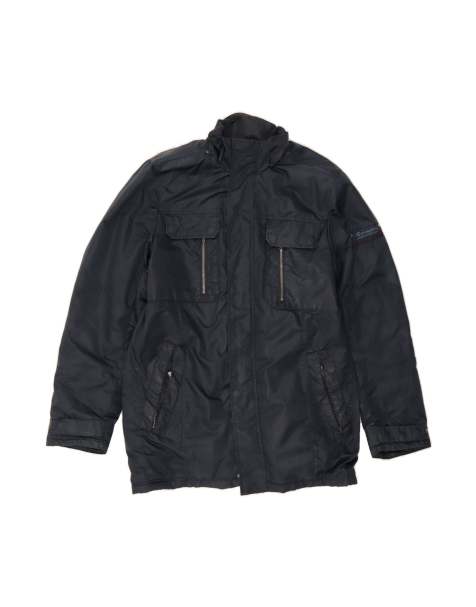 Vintage Champion Windbreaker Jacket UK 40 Large In Blue - view 1