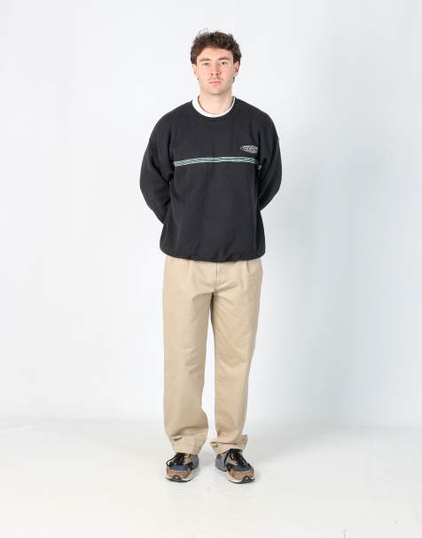 Vintage Chaps Ralph Lauren 33x32 woven straight pants in tan - view 1