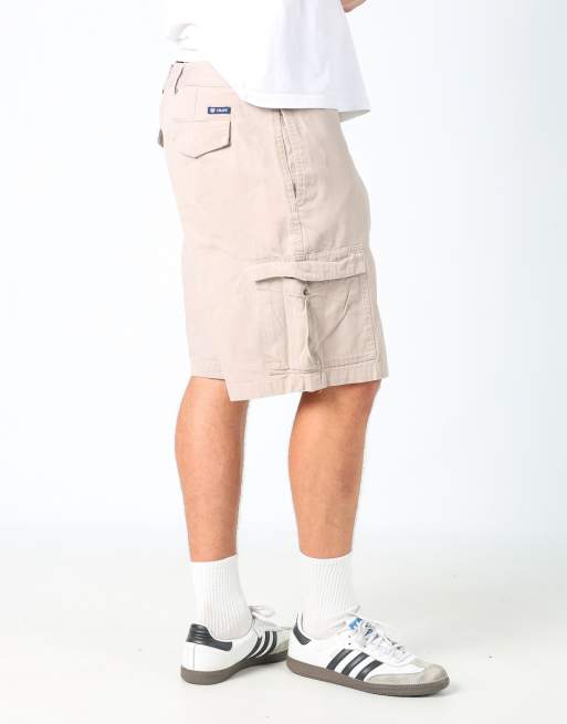 Vintage Chaps Ralph Lauren 36x21 canvas cargo shorts in tan