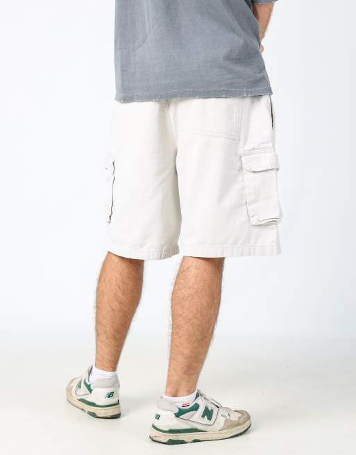 Vintage Chaps Ralph Lauren 36x22 canvas cargo shorts in beige