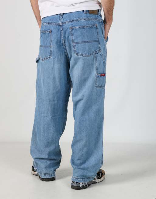 Vintage Chaps Ralph Lauren 36x30 denim carpenter jeans in light blue