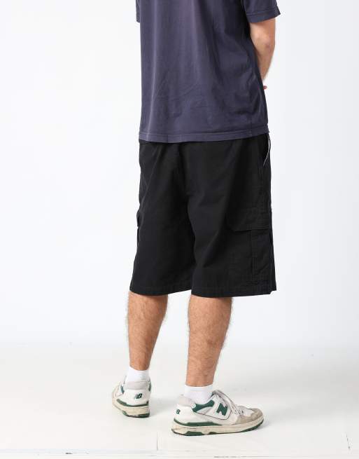 Vintage Chaps Ralph Lauren 36x98 canvas cargo shorts in black