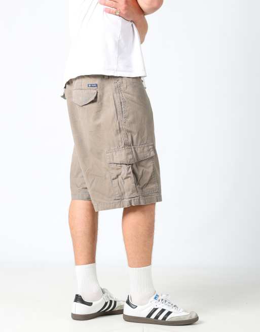Vintage Chaps Ralph Lauren 38x22 canvas cargo shorts in brown