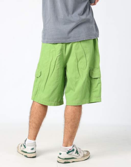 Vintage Chaps Ralph Lauren 40x24 canvas cargo shorts in light green