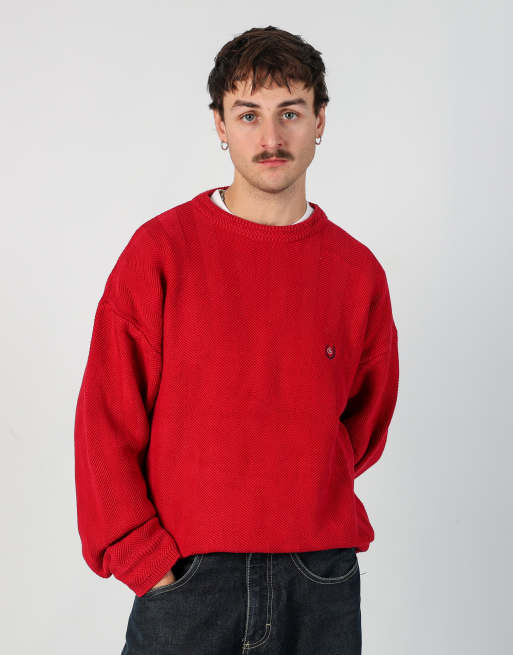 Vintage Chaps Ralph Lauren l knit sweatshirt in red