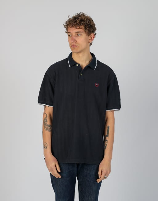 Vintage Chaps Ralph Lauren l polo shirt in navy blue