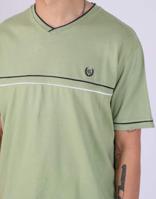 Vintage Chaps Ralph Lauren l t-shirt in light green, 4 of 4