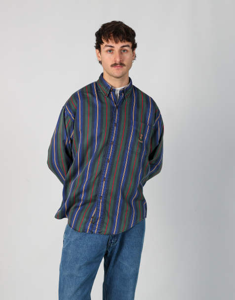 Vintage Chaps Ralph Lauren m long sleeve shirt in dark green - view 1